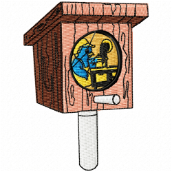 Bird Houses Embroidery Design 5 Bird Houses Embroidery Design 5